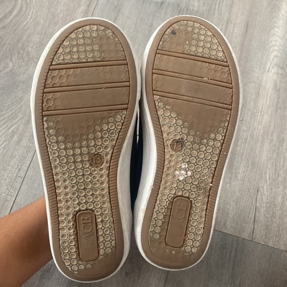 The Children's Place Navy Velcro Sneakers - Picture 4 of 5